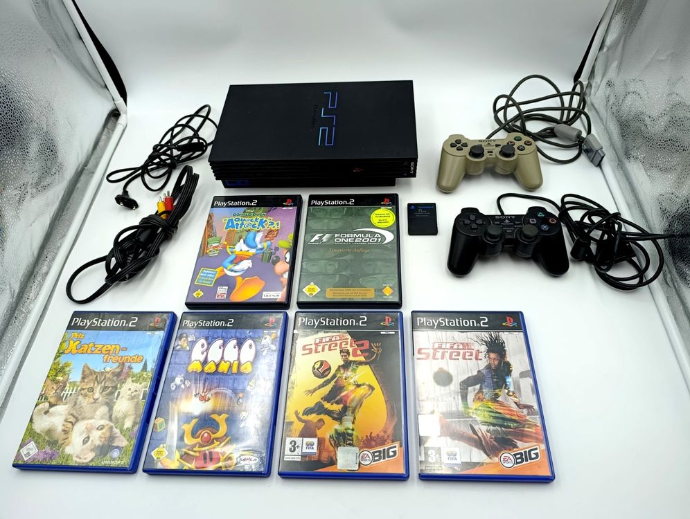 PS2 Konsole (Infinity 1.2) & 6 Spiele! Sony Playstation 2 (Gebraucht ...