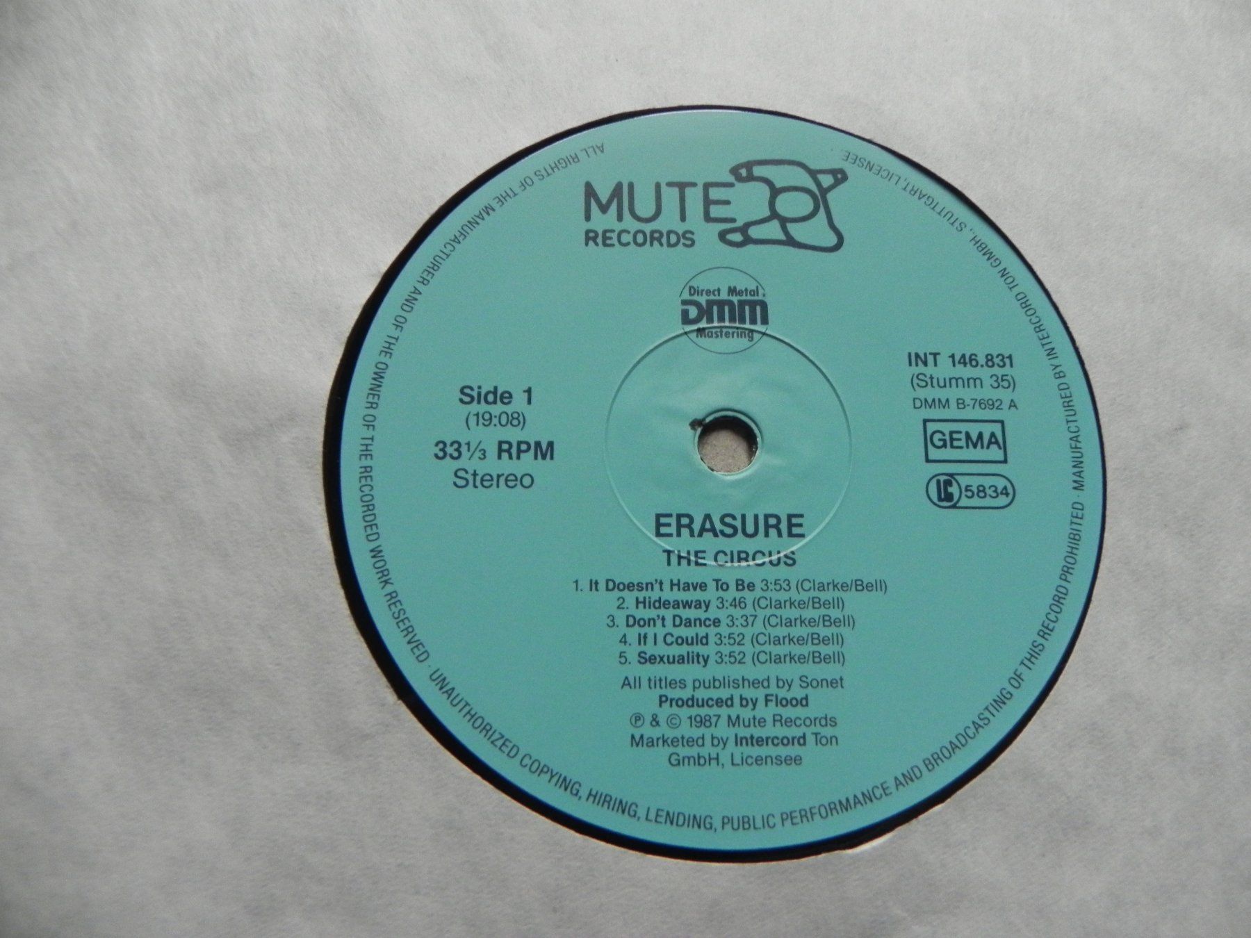 Schallplatten: LP brit. Synth Pop Band Erasure 1987 Circus TopHit Sometimes – Gebraucht aus Siebnen von krimsie 5
