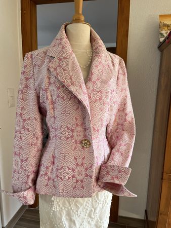 Veste vintage en soie 100%