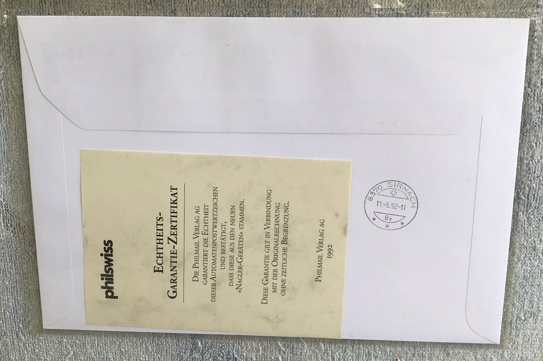 Tutti i francobolli: FDC MAXI NEUE DEUTSCHE AUTOMATENMARKEN – Usato da Ostermundigen venduto da crazy-horse-1840 1