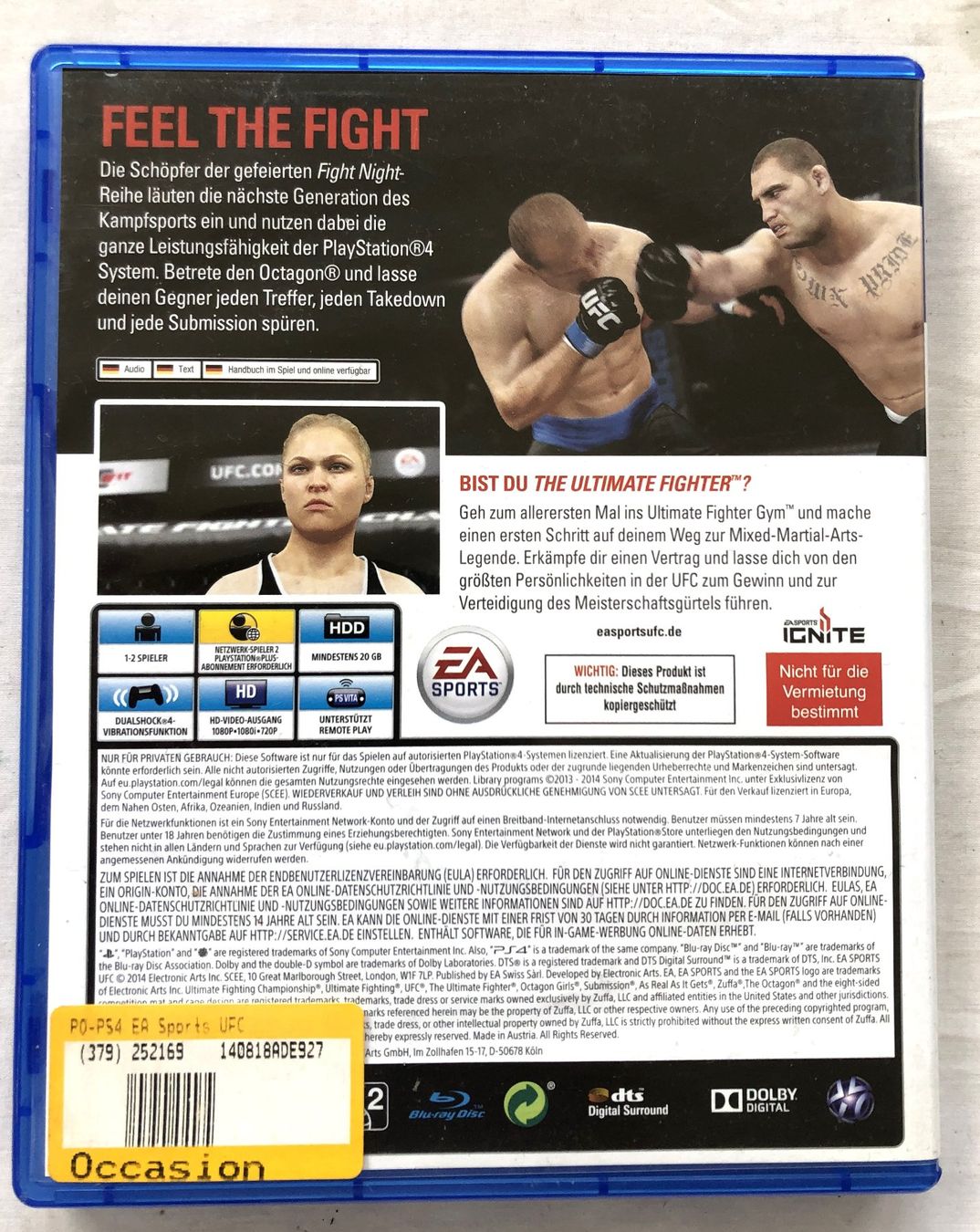 Spiele: PS 4 - UFC – Gebraucht aus Schaffhausen von durruti 2