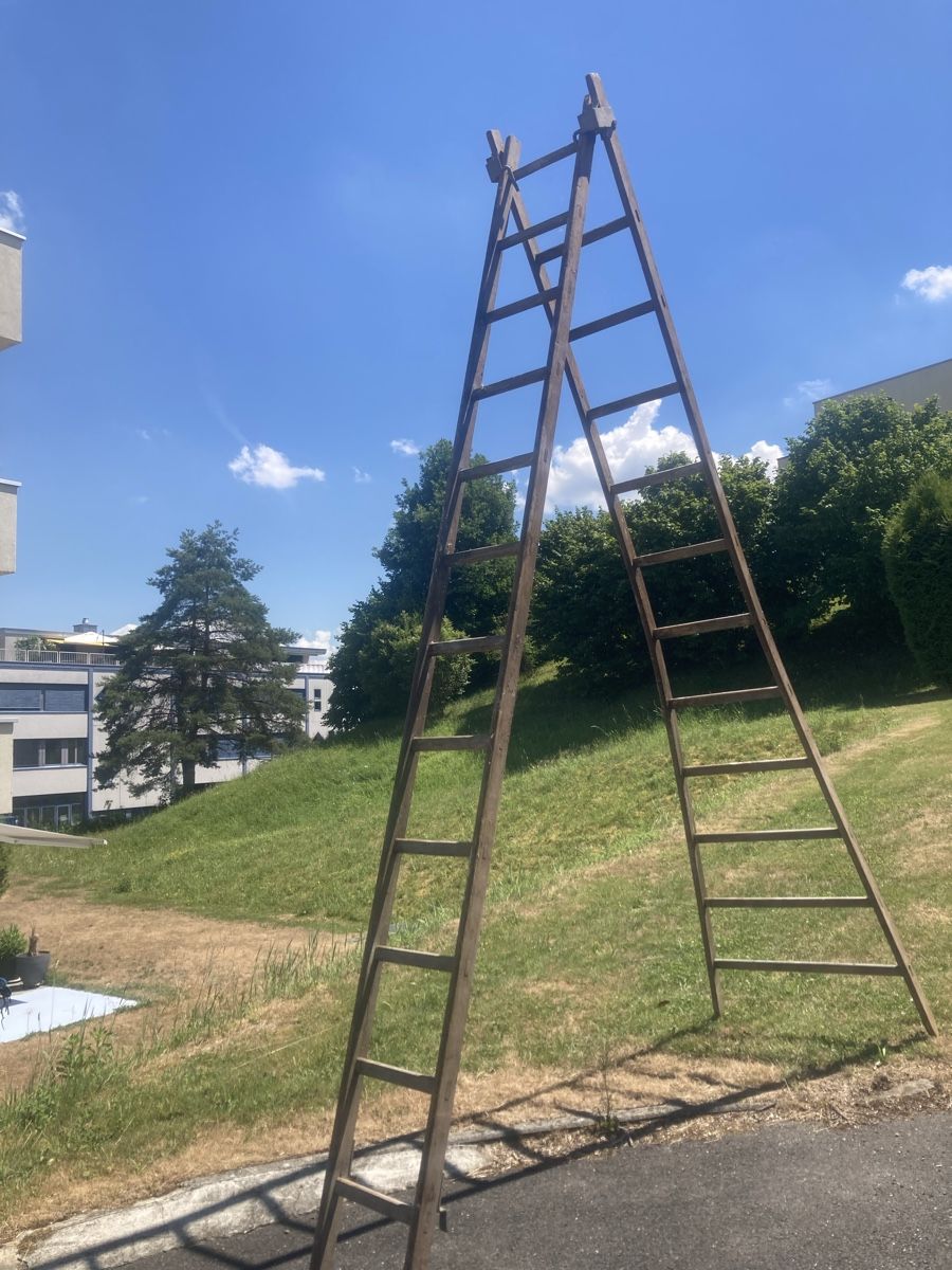 Leitern: Holz Bockleiter – Gebraucht aus Hochdorf von Blackbox60