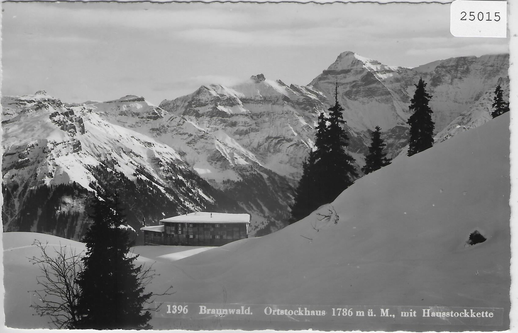 Cartoline postali: Braunwald - Ortstockhaus im Winter – Antico da Ettingen venduto da Kartenplanet
