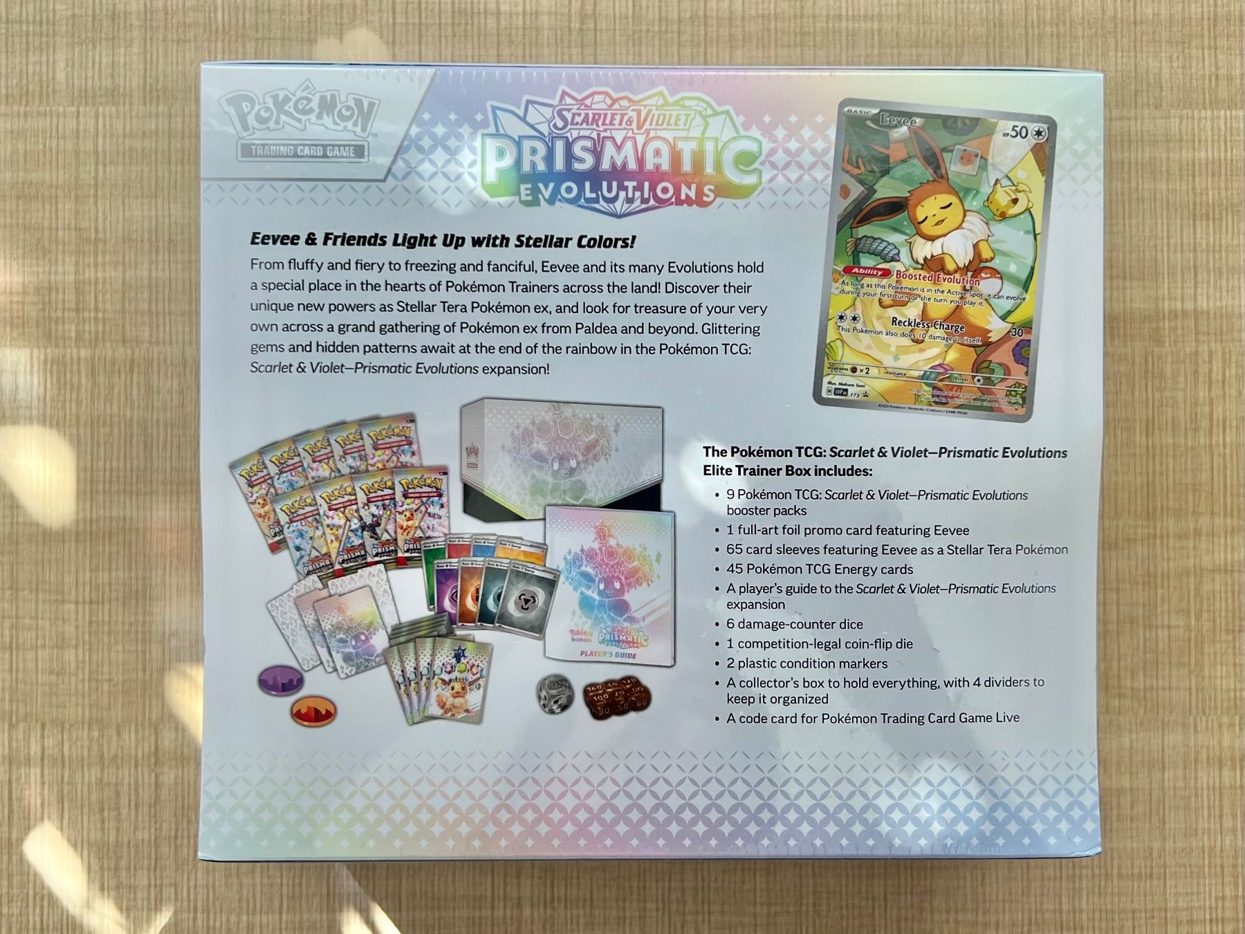 Pokémon Carte collezionabili: Pokémon | SV2.5 | Prismatic Evolutions ETB | ENG – Nuovo e nell'imballaggio originale da Marly venduto da Visualis 1