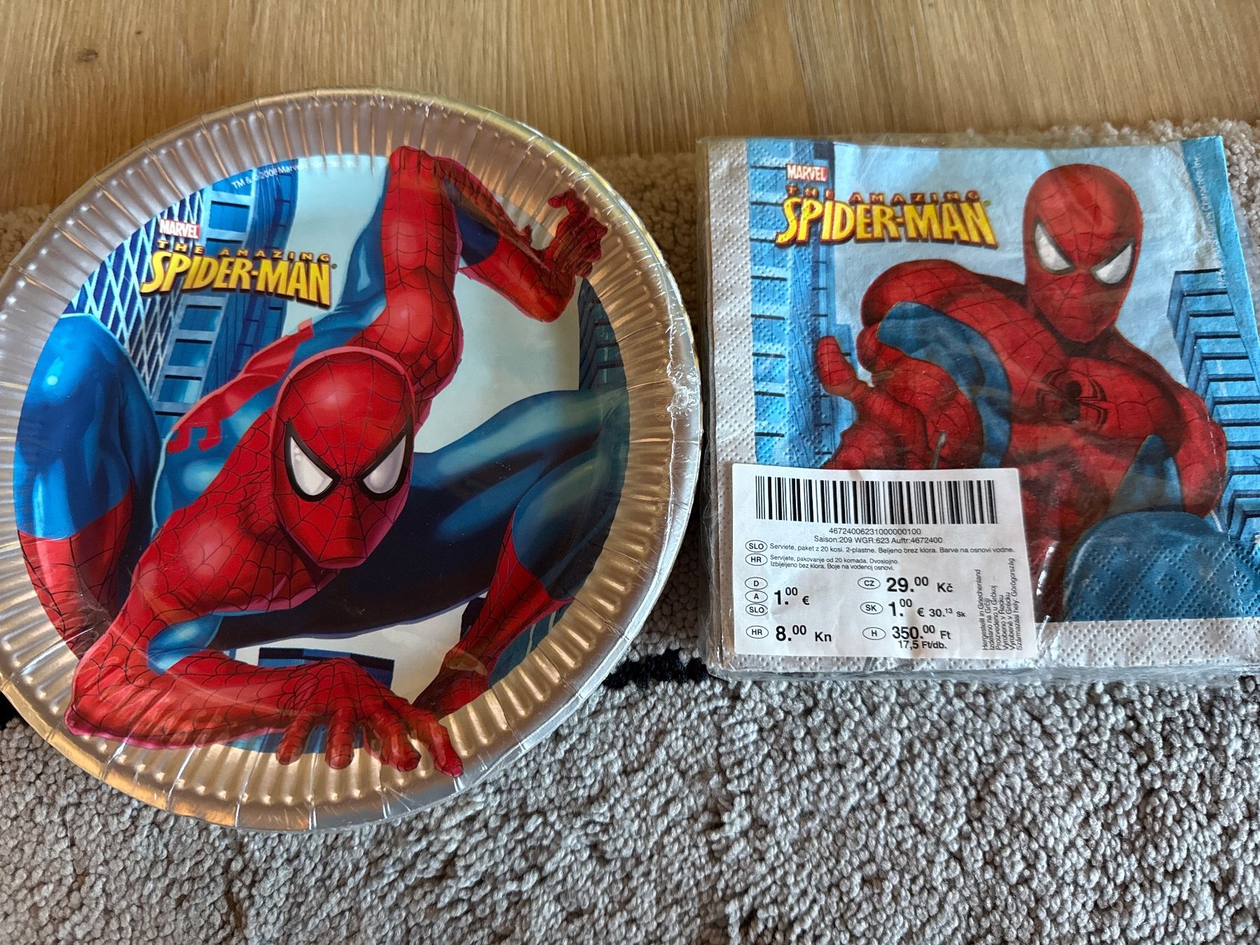 Servietten: Spiderman Servietten und Pappteller neu – Neu (gemäss Beschreibung) aus Andelfingen von Judy0007
