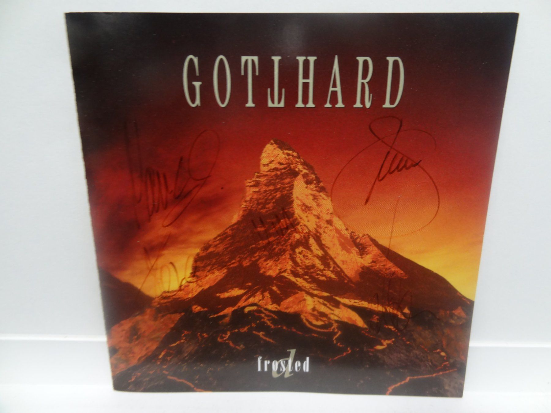 CD: GOTTHARD - frosted - signiert – Usato da luzern venduto da musicandart 1