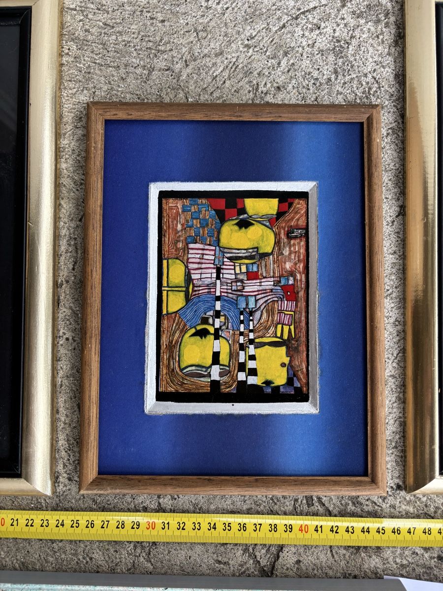 Foto & Immagini: Hundertwasser Bilder, 4 Stück – Usato da Frauenfeld venduto da Fubech 4
