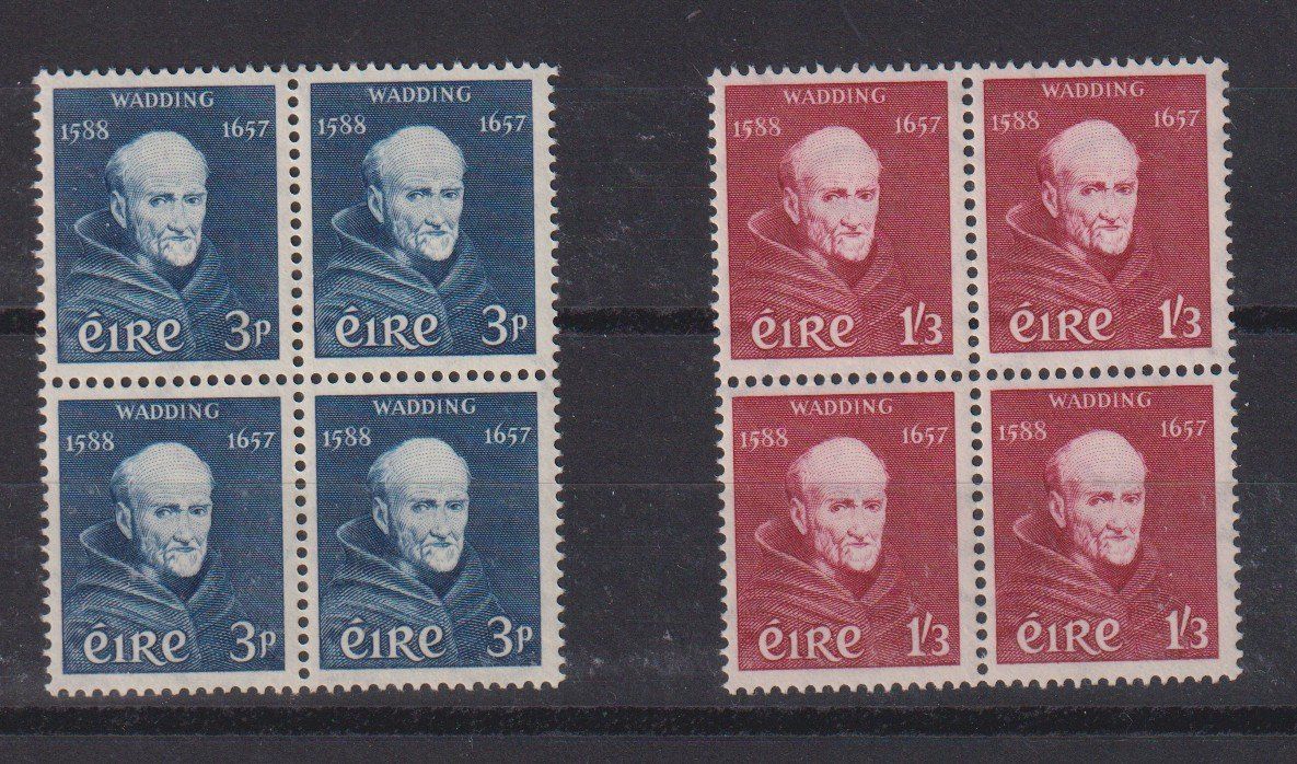 Tous les timbres: Irland: 30. Todestag Wadding 1957 / Vierblock postfrisch – Neuf (Voir description) à Dällikon par Minita