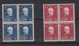Irland: 30. Todestag Wadding 1957 / Vierblock postfrisch