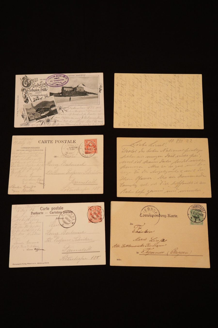 Cartoline postali: LOT Postkarten und Ansichtskarten von 1894-1933 – Usato da Volketswil venduto da brockipfannenstil 3