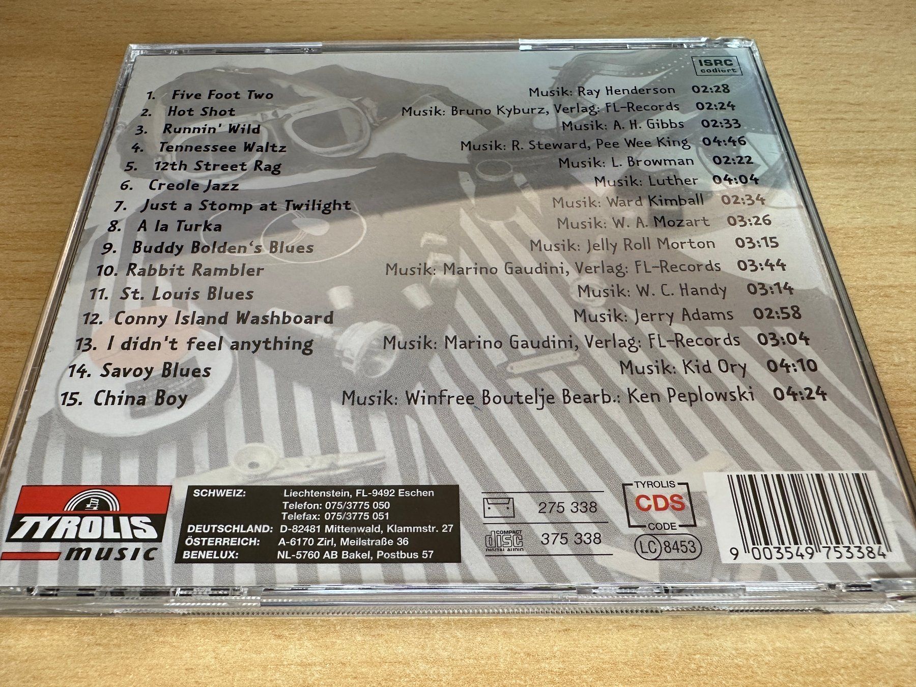 CD: The Glug Glug Five - Runnin Wild – Usato da Rikon im Tösstal venduto da Alpenmutz 1