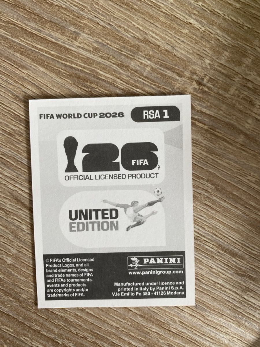 Panini Carte collezionabili: Panini RSA 1 – Nuovo e nell'imballaggio originale da Gränichen venduto da lia_1997_ 1