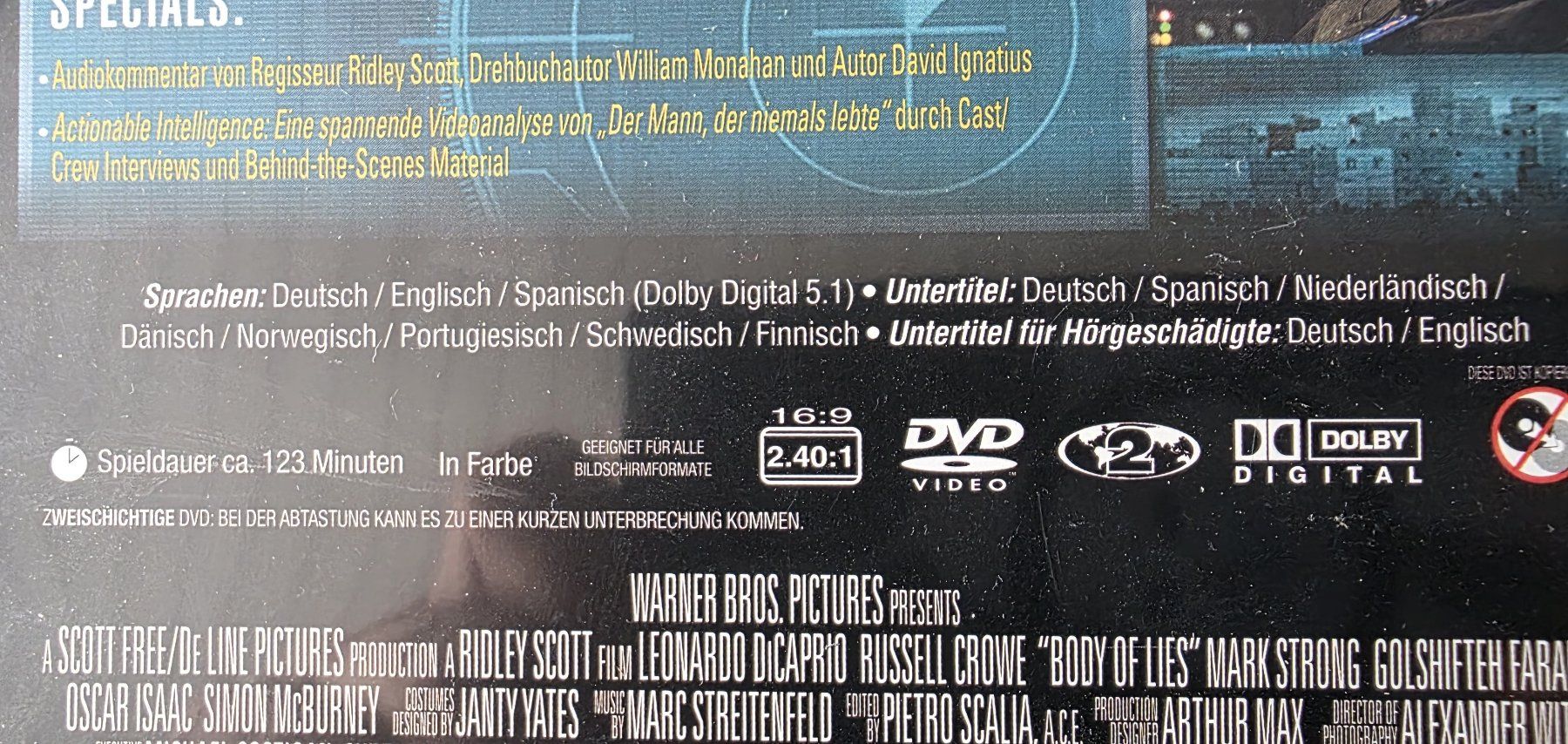 Tutti i DVDs: DVD / Der Mann, der niemals lebte - Leonardo DiCaprio – Usato da Oetwil am See venduto da fineli2 1