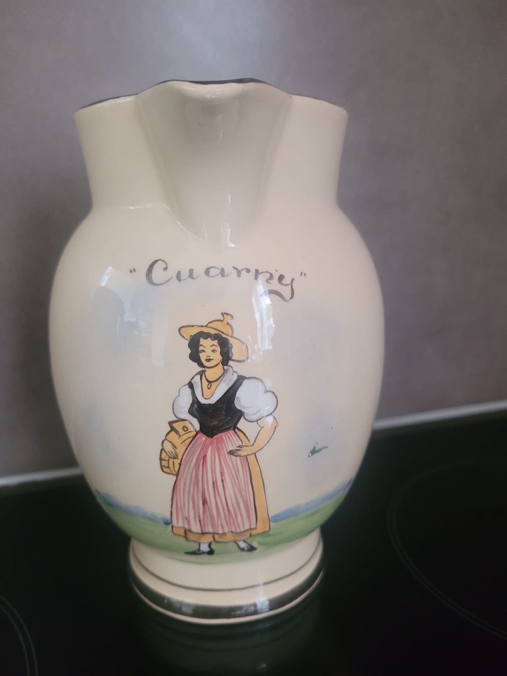 Caraffe: Pichet décoratif vintage "Cuarny", pièce unique! – Nuovo (secondo la descrizione) da Yverdon-les-Bains venduto da Layla5919