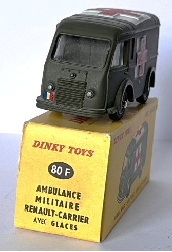DINKY TOYS 80F Ambulance Militaire d'origine Made in France Meccano EUR 20,00 - FR