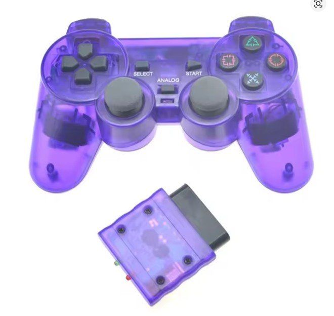 Controller: Playstation 2 Wireless Controller -clear purple- NEUWARE PS2 – Nuovo (secondo la descrizione) da Goldau venduto da agestuffer