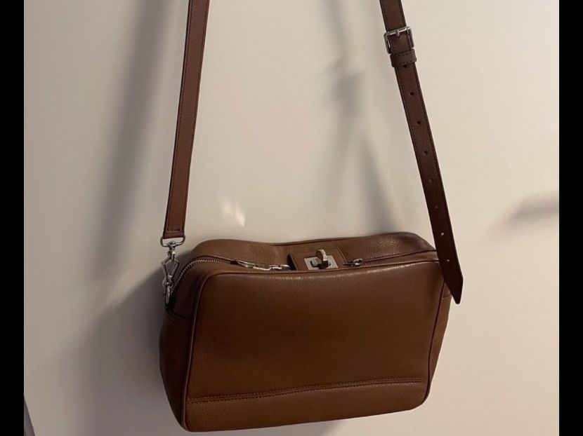 Max Mara Borse da donna: Maxmara Brown leather bag beautiful deep colour with pockets – Usato da Genève venduto da ahe_ktd6 2