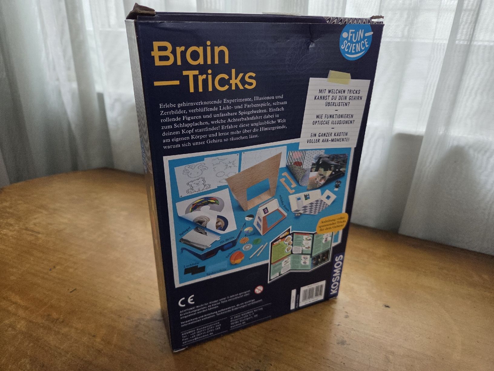 Kosmos Giochi: Kosmos Experimentierkasten Brain Tricks ab 8 Jahren – Nuovo (secondo la descrizione) da Sarmenstorf venduto da Hurrli 1