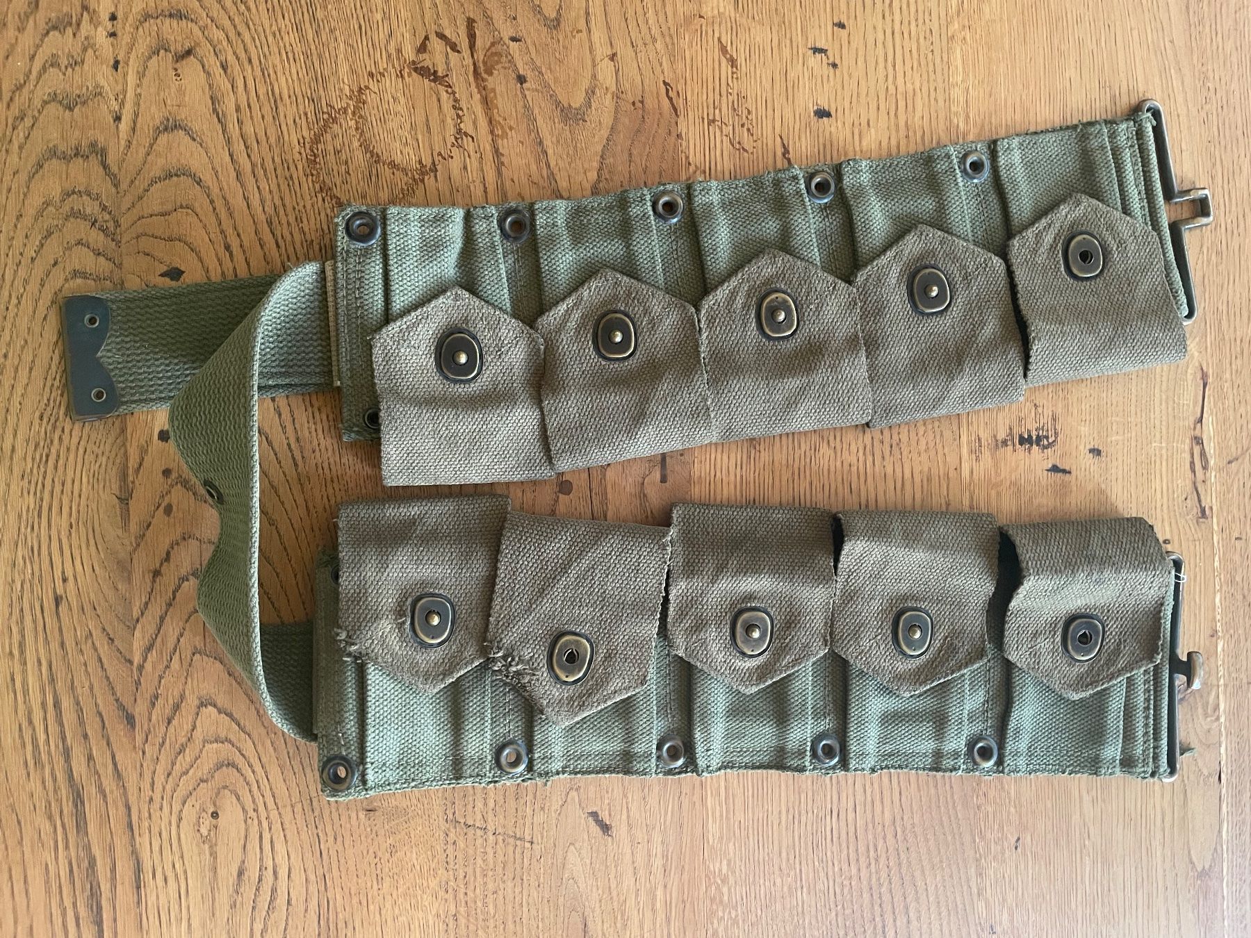 US Army Uniformi: Original us Army Springfield / Garand belt – Usato da Oberbütschel venduto da Woodie2005