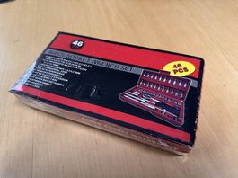 %neues 46 tlg. 1/4" Rätschensatz bzw. Steckschlüssel-Satz