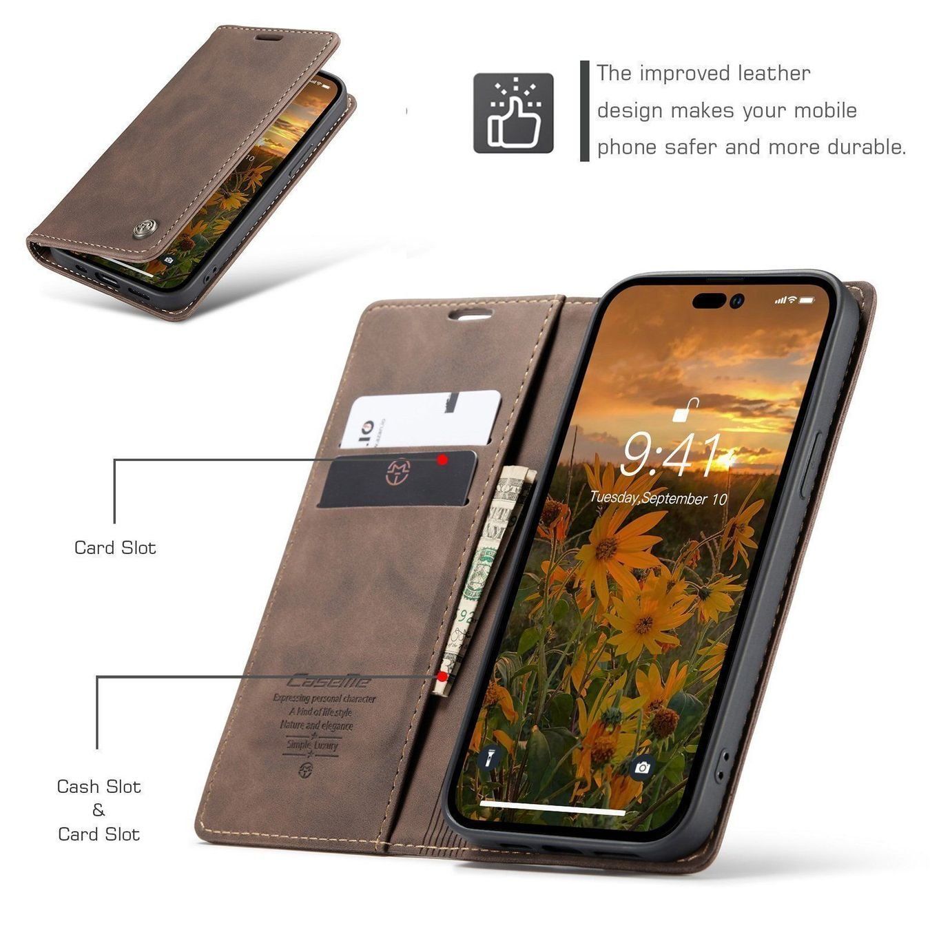 Cover & Protezioni schermo: iPhone 15 Pro CASEME Wallet Magnet Case – Nuovo e nell'imballaggio originale da Einsiedeln venduto da ssolli5511 2