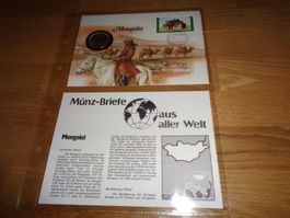 Münzbrief Mongolei