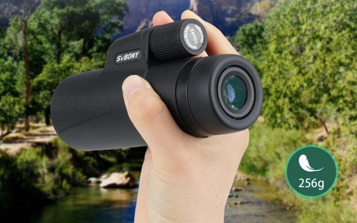 Telescopi: Monocular Fernglas 8x42 mit Stativ und Telefonhalter – Nuovo e nell'imballaggio originale da Châtelaine venduto da topshop.switzerland 1
