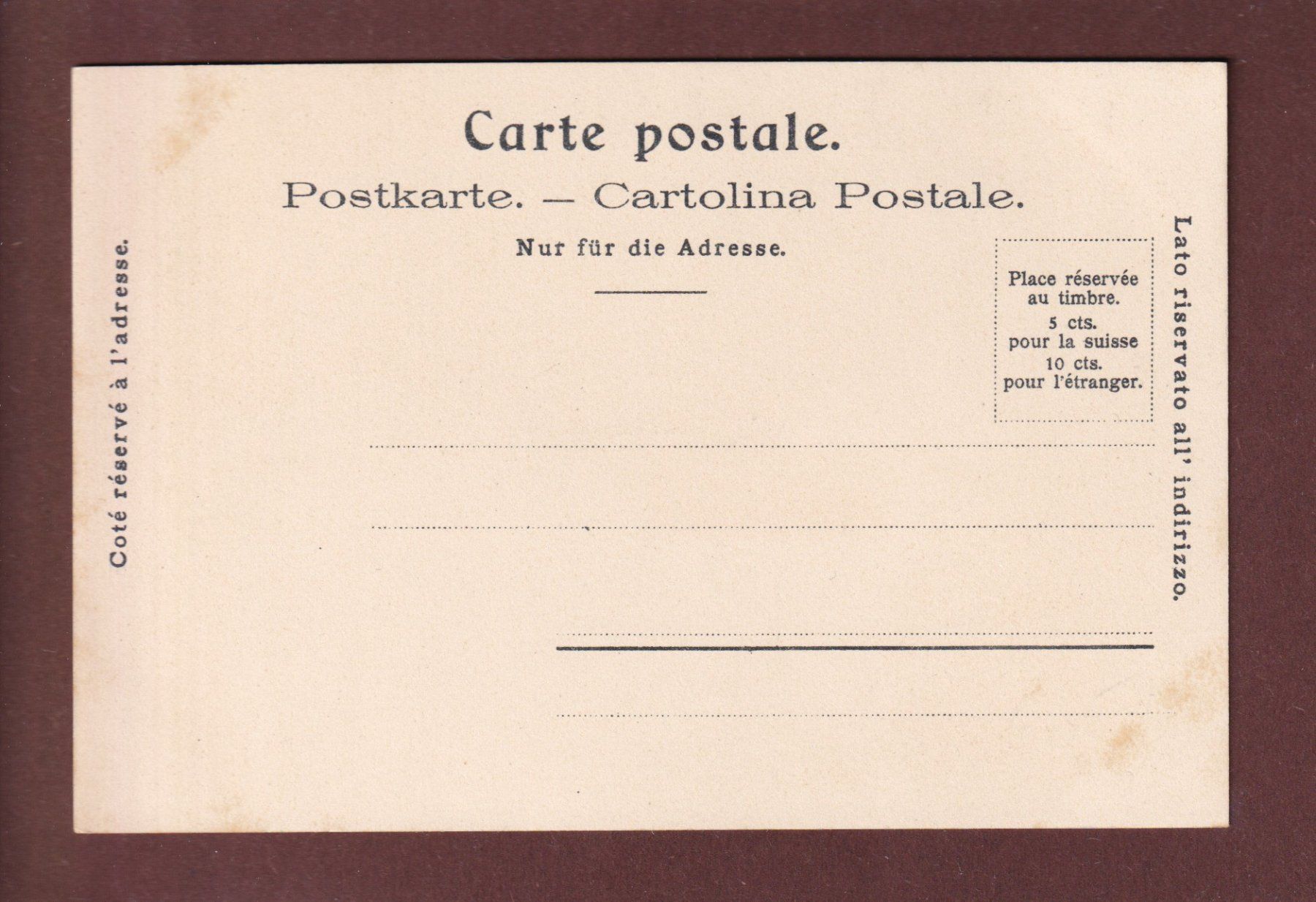 Cartoline postali: Souvenir de BERNE - Suchard – Usato da Pully venduto da nicecards 1