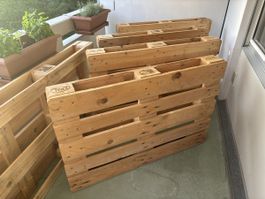4x Europaletten, gebraucht, schön