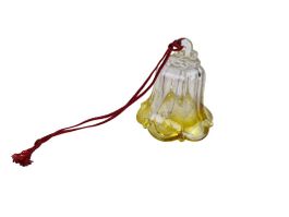 Glasglocke Gelb