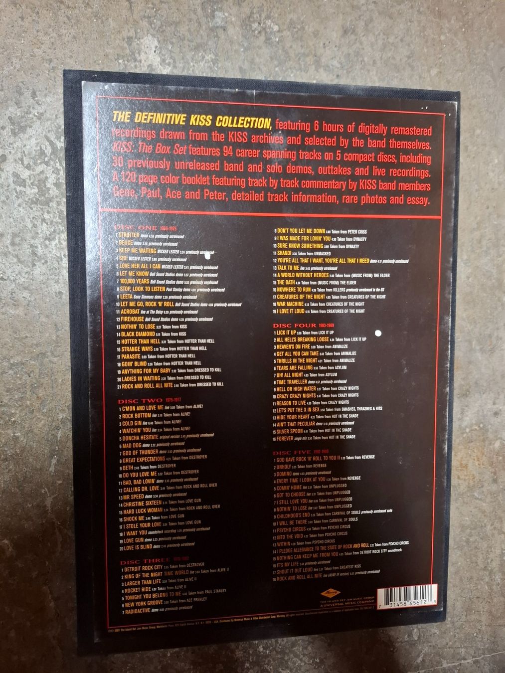 CD: Kiss Box set - Edition Limited 5 CDS – Usato da Onex venduto da kal_b2w8 3