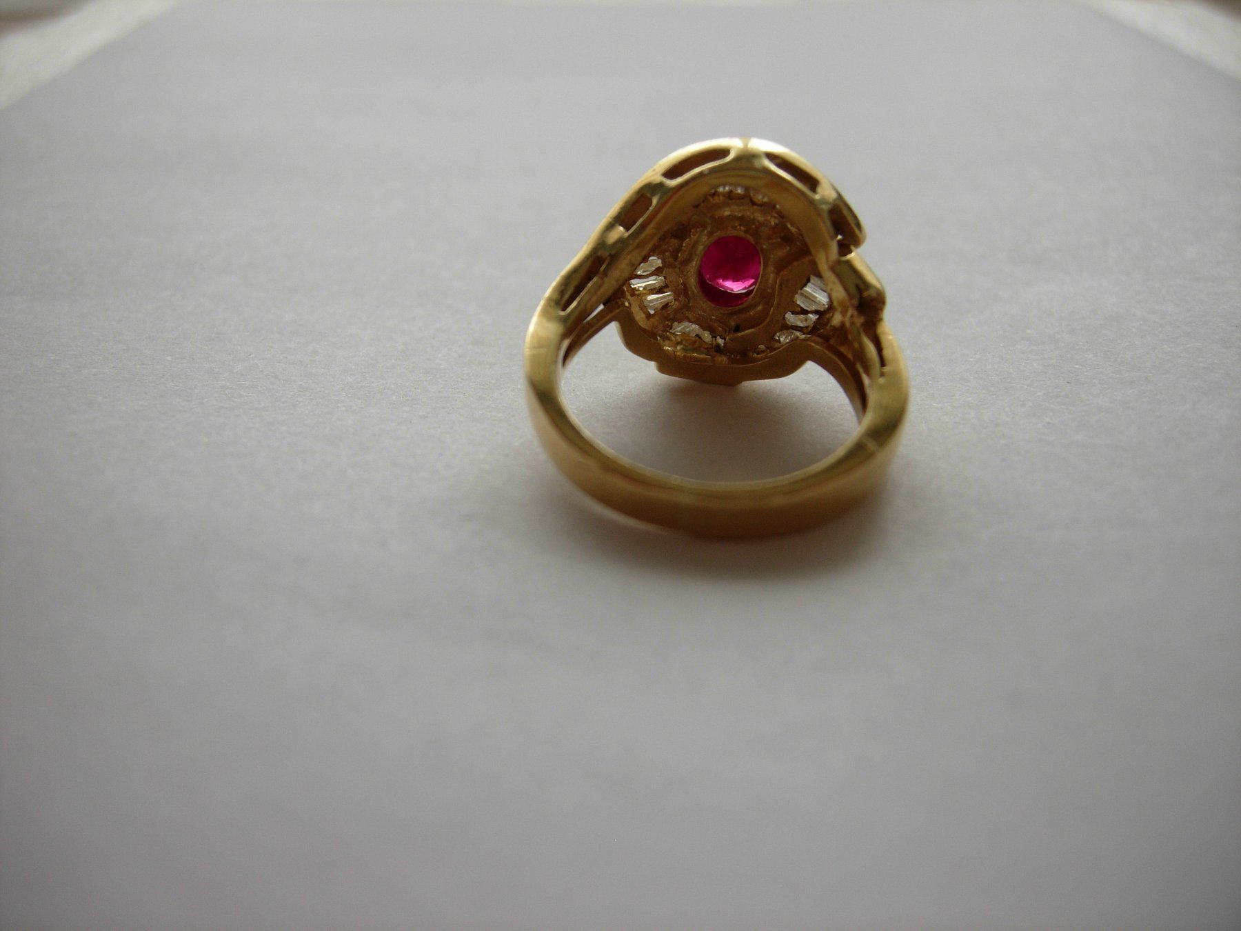 Ringe: Rubin Diamant Ring-18 K.Gold – Gebraucht aus Luzern von Lucernauno 1