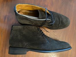 HEYRAUD Herren Wildleder Schnürschuhe