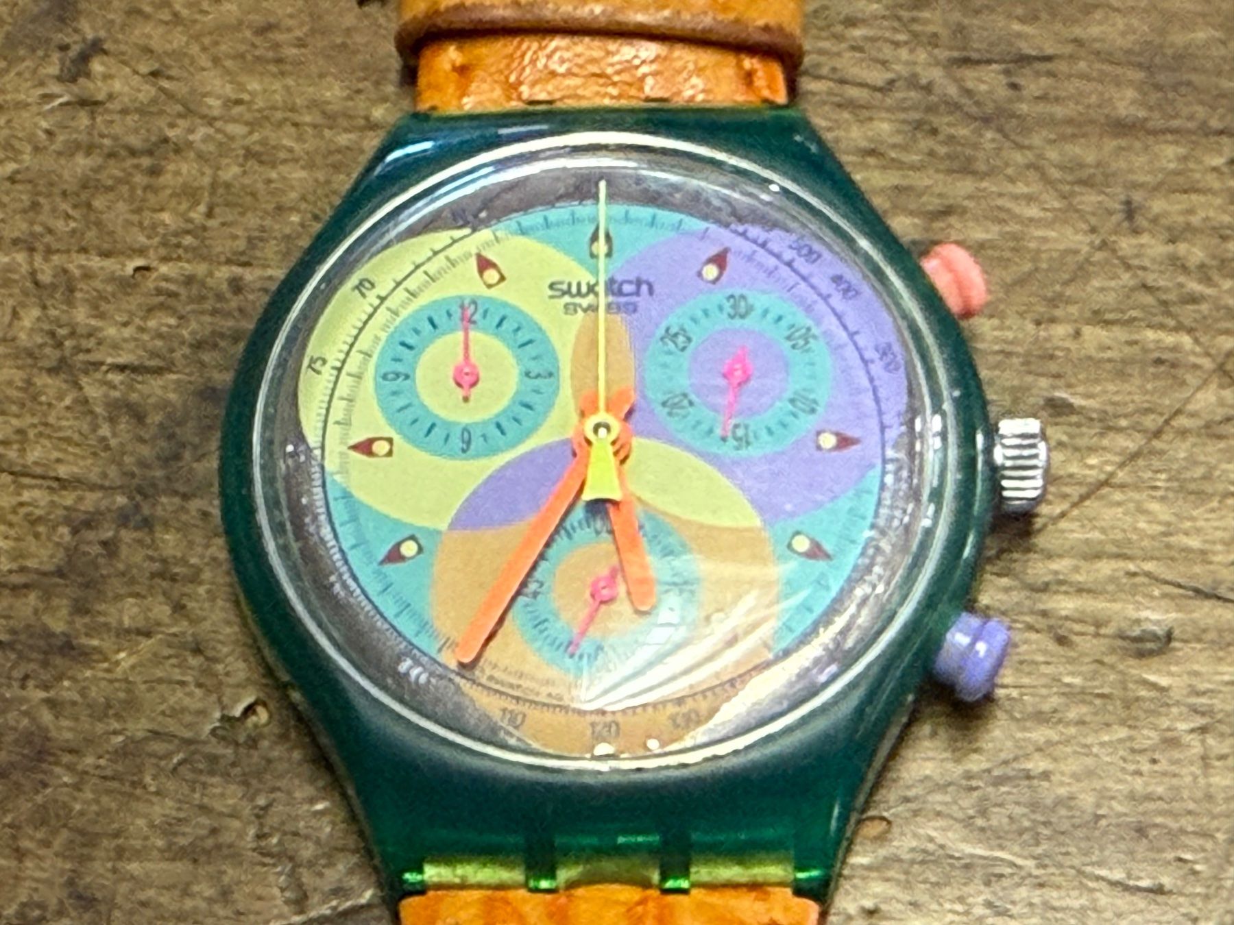 Swatch Uhren: Vintage SWATCH Aqua Chrono aus Sammlung – Gebraucht aus Bern von Jwpm66 1