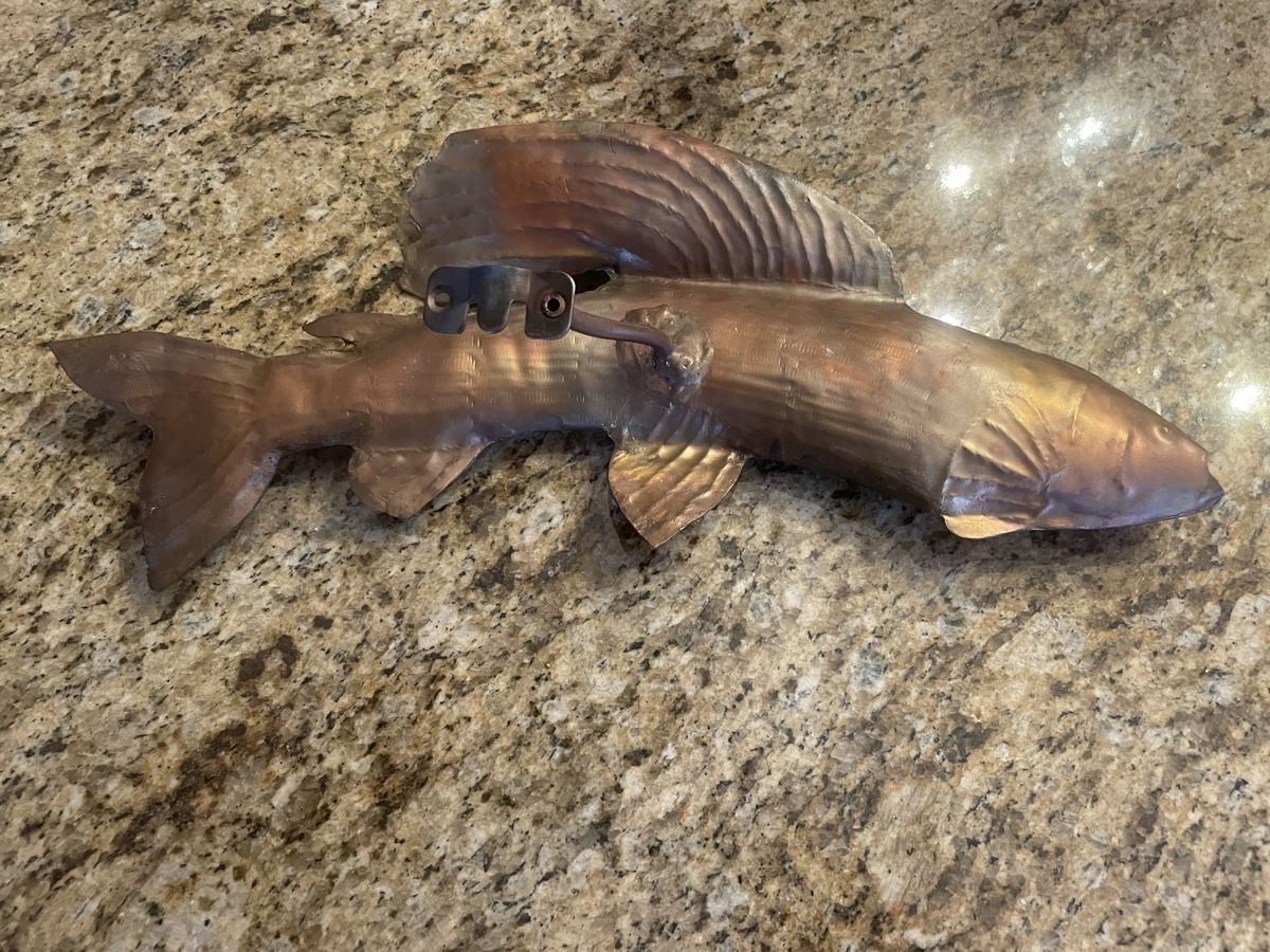 Sculture & Statue: Sculpture Poisson Cuivre – Usato da Vallamand venduto da Bricbracbroc82 4