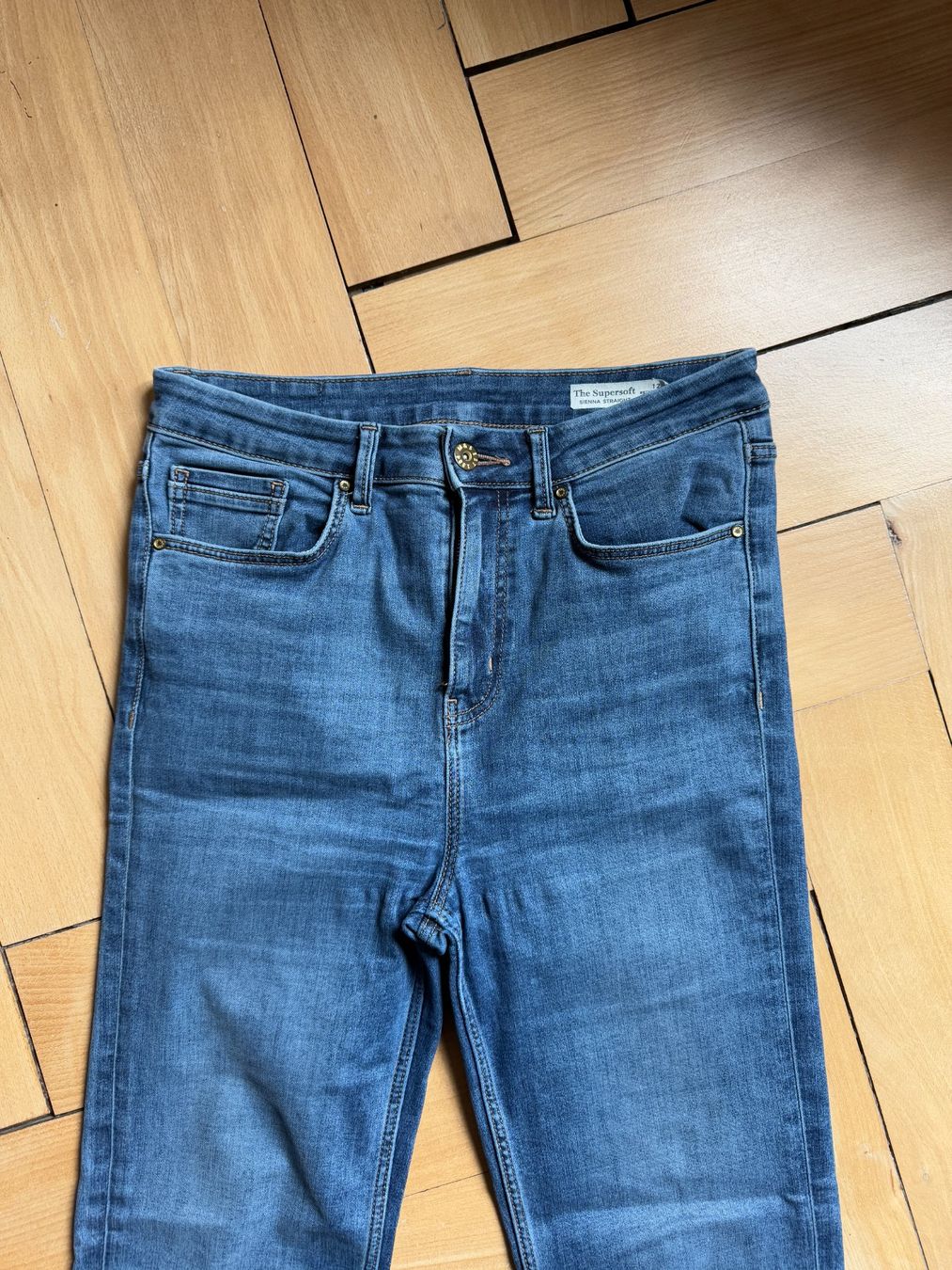 Jeans: MARKS & SPENCER - High Waist Jeans blau 40 – Usato da Zürich venduto da Diazaio 1