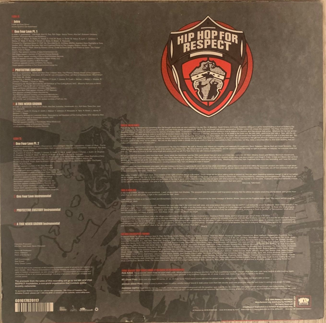 Dischi in vinile: HIP HOP FOR RESPECT - Same Lp 2000 – Usato da Mühlethal venduto da superfast78 1