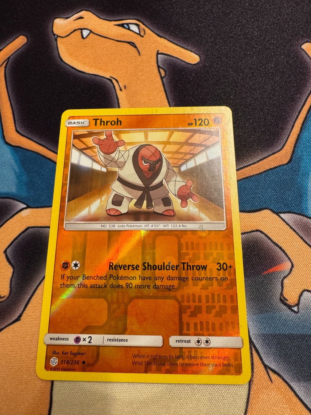 Pokémon Carte collezionabili: Throh (CEC 118) - Reverse Holo - Cosmic Eclipse – Nuovo (secondo la descrizione) da Bülach venduto da Pfrenzel