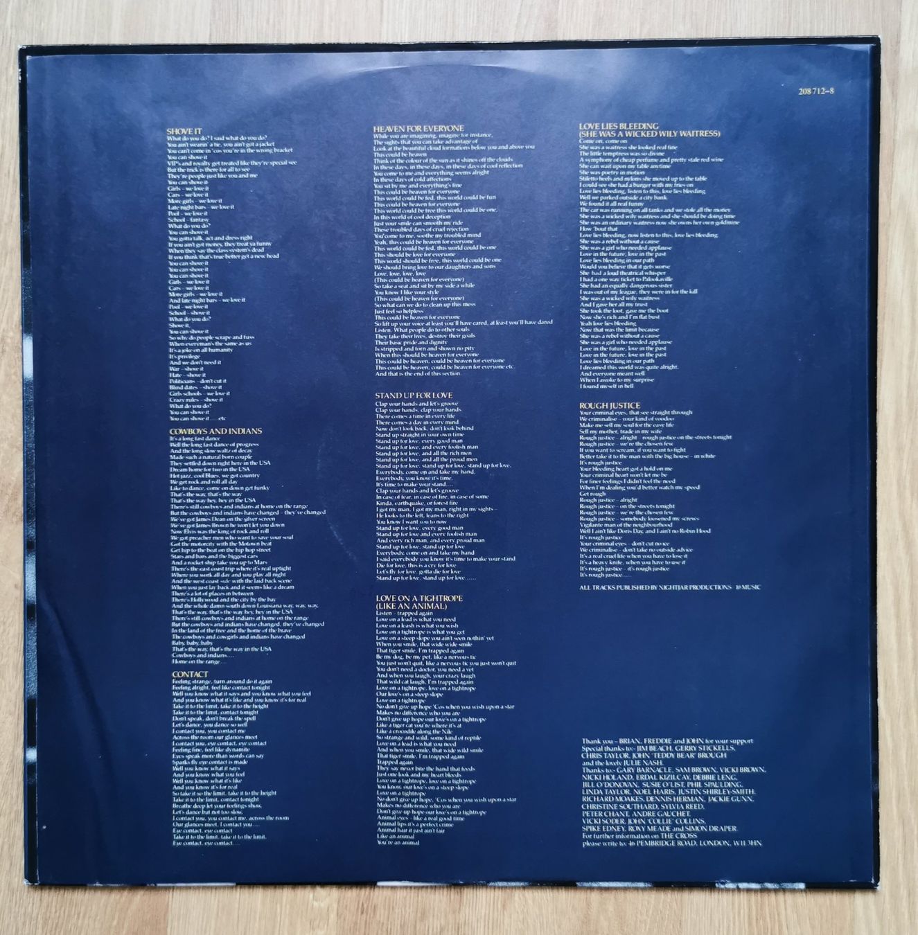Dischi in vinile: The Cross  -  Shove It – Nuovo (secondo la descrizione) da Birsfelden venduto da dsc_f8gx 3