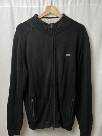 Zip Pull Lacoste noir