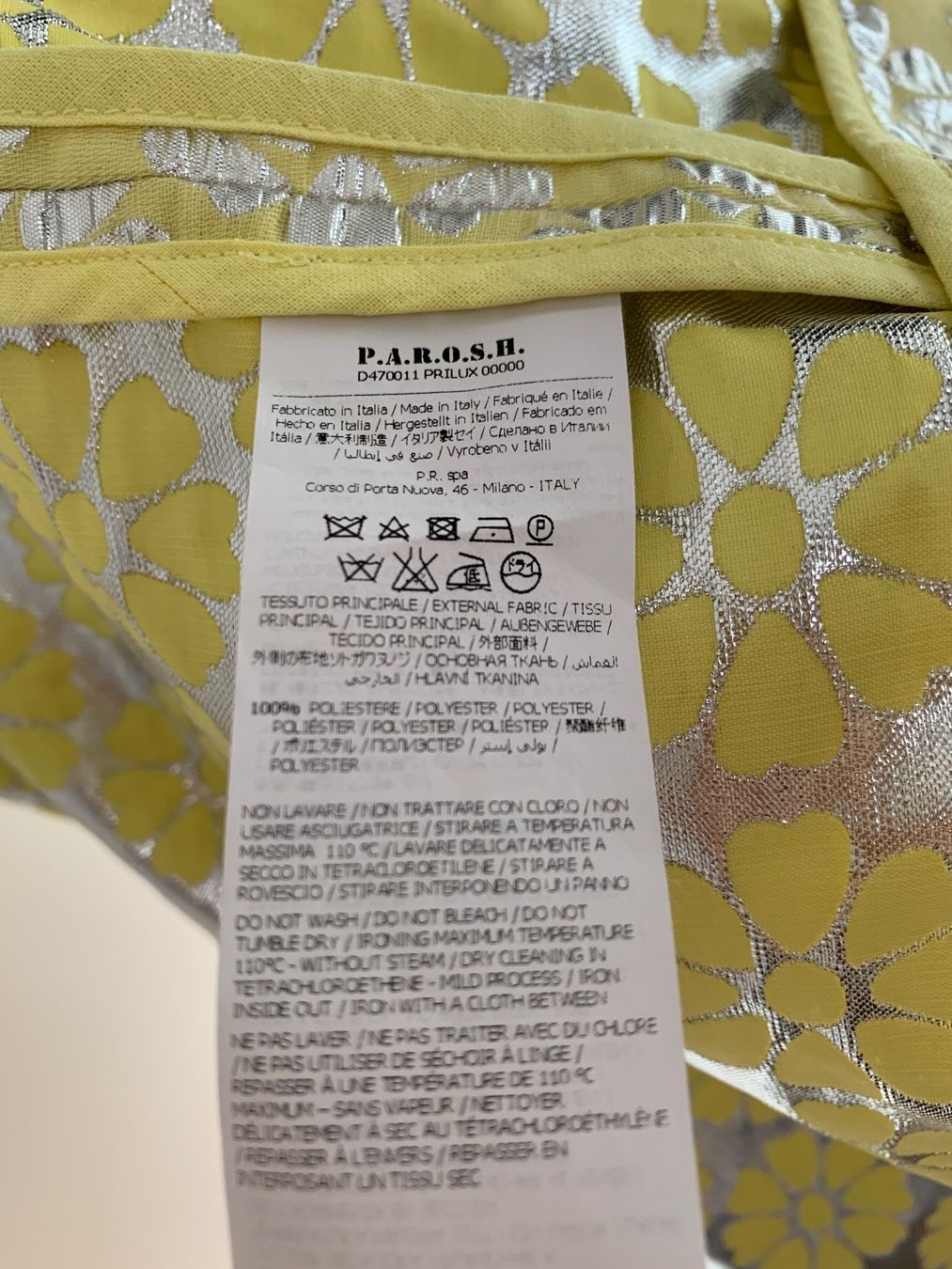 Giacche: PAROSH bomber de soirée neuf M – Nuovo e nell'imballaggio originale da Morges venduto da Imade1 9