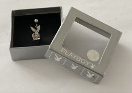 Original Playboy Bauchnabel Piercing Bunny Strass OVP Box