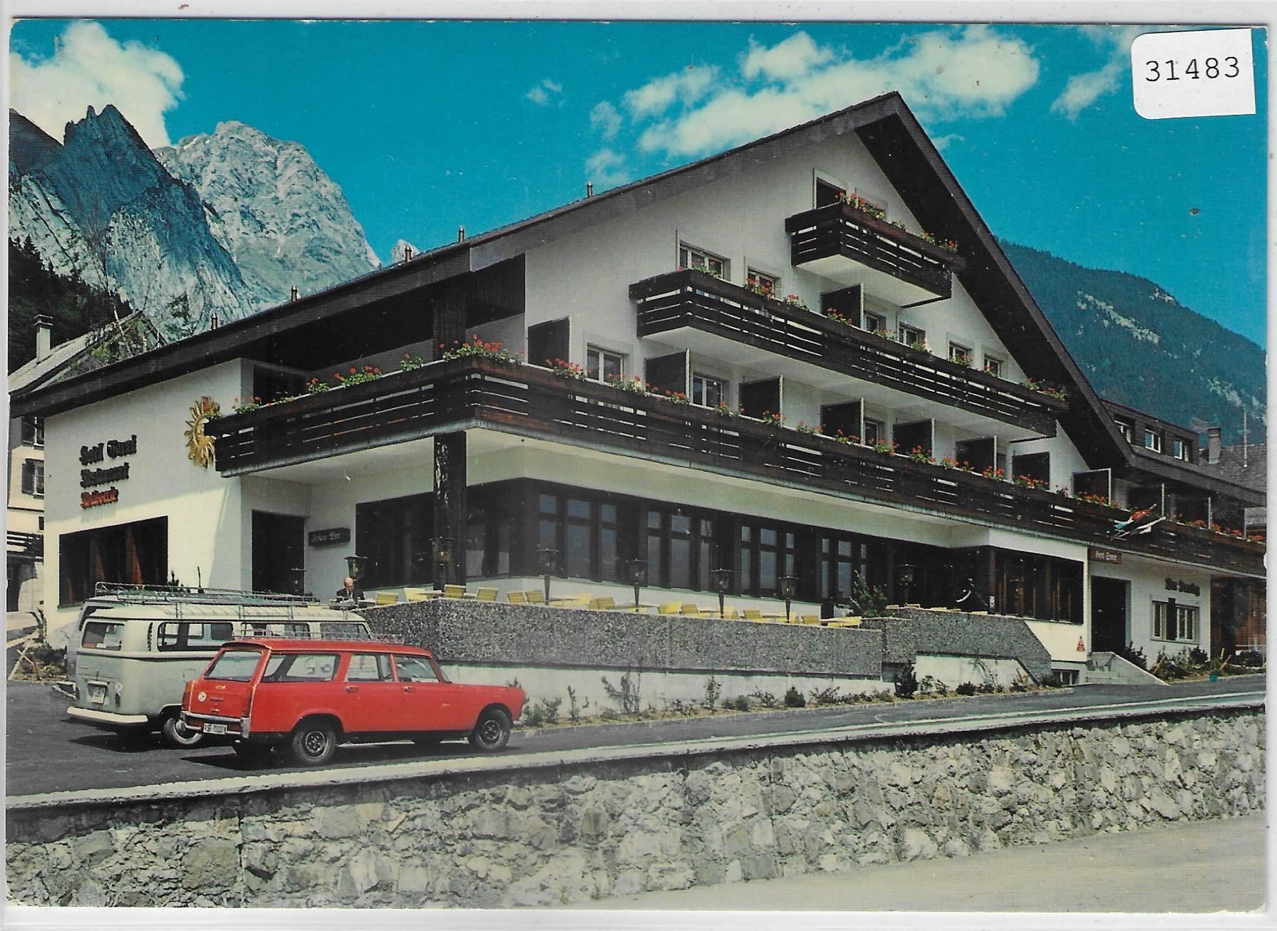 Cartoline postali: Hotel Sonne Garni - Wildhaus – Usato da Ettingen venduto da Kartenplanet