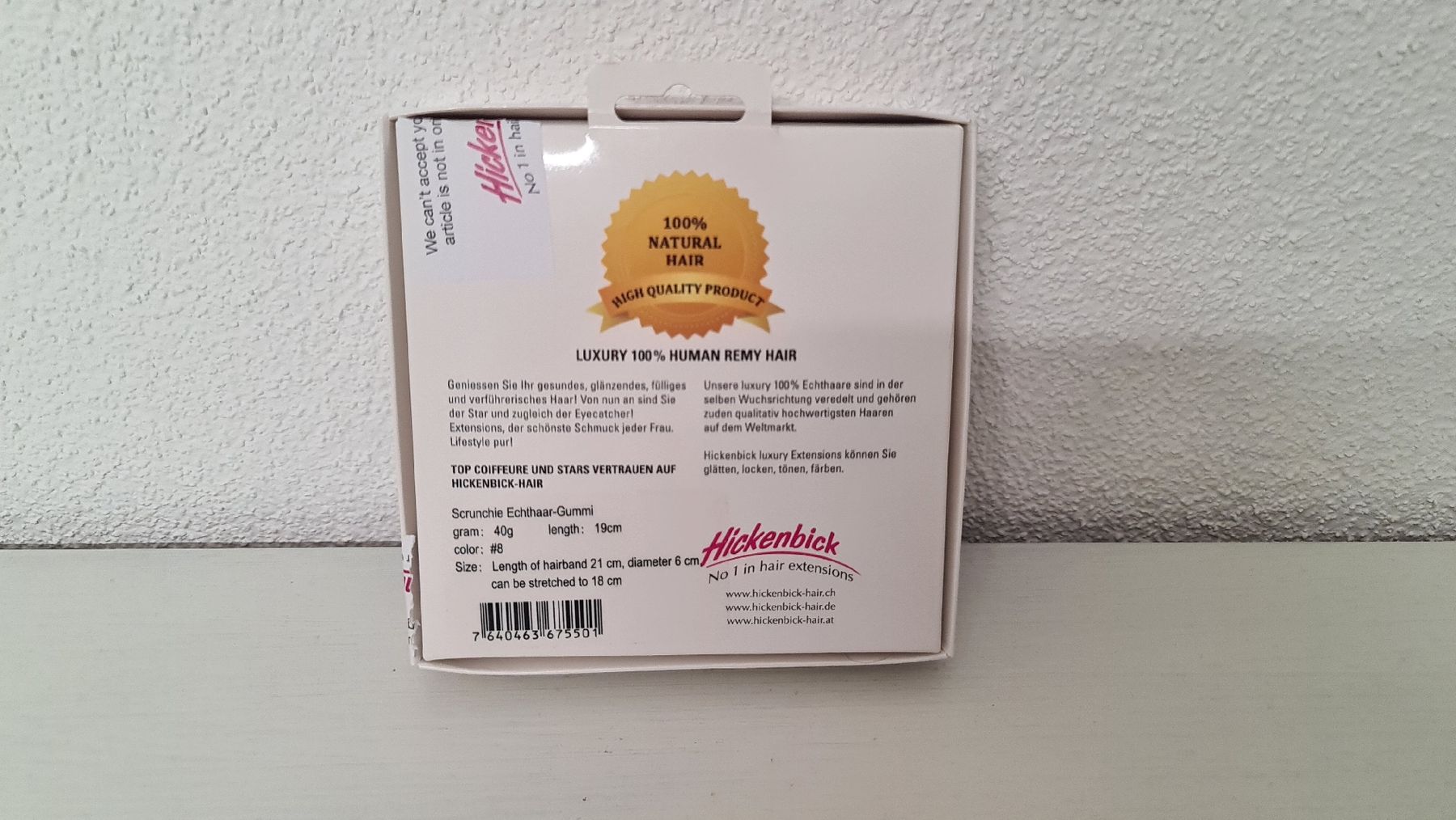 Accessoires pour cheveux: Scrunchie aus Echthaar / Hickenbick – Neuf avec emballage d'origine à Beinwil am See par nici_mo 4