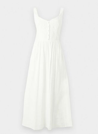 GAP Weißes Leinenmischkleid – Größe S