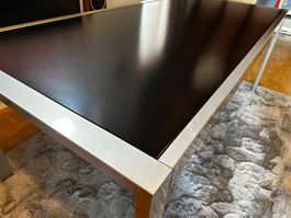 Moderner Esstisch aus Glas 198x73