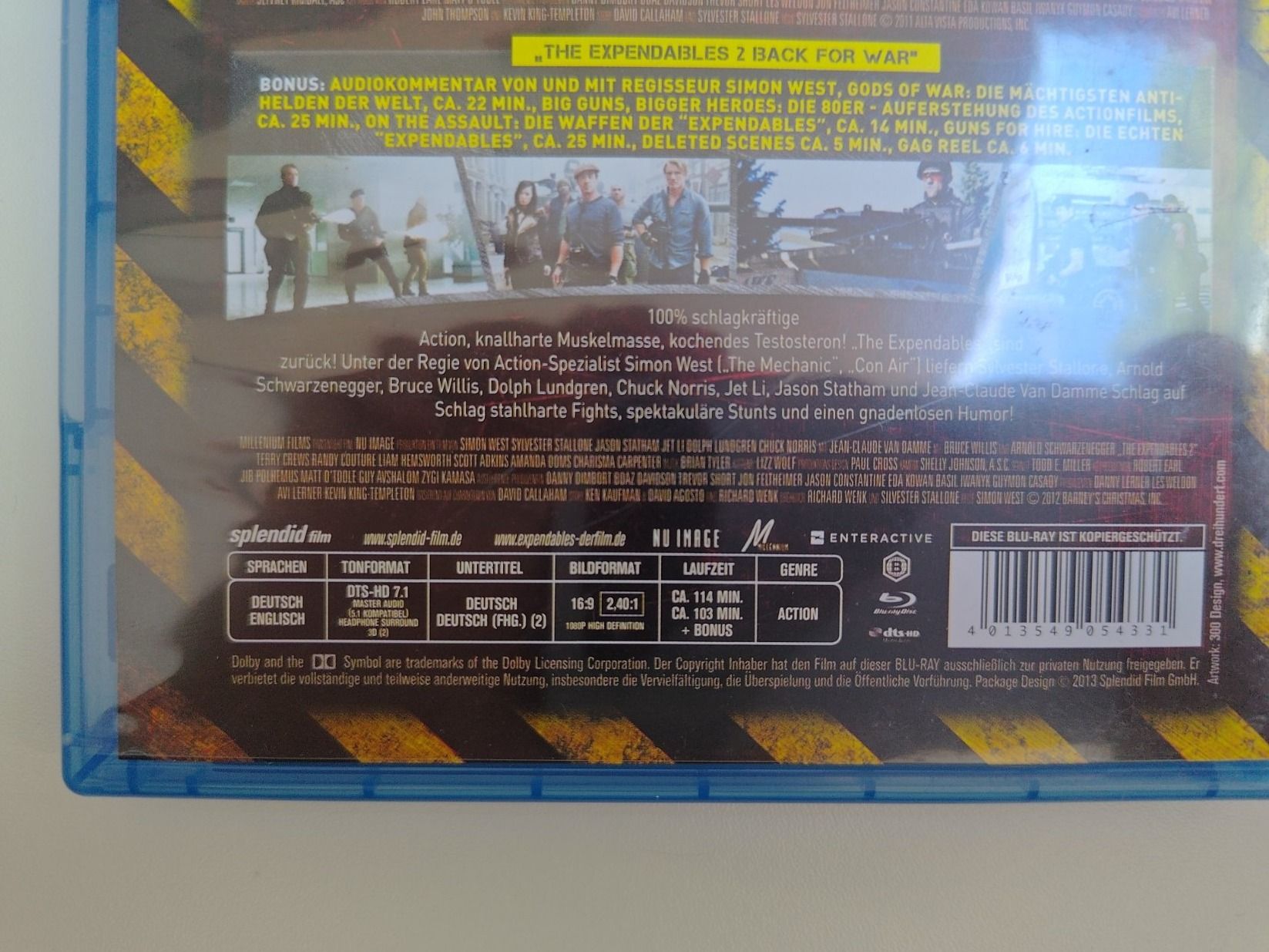 Tutti i DVDs: The Expendables 1 & 2 – Usato da Liestal venduto da Kratzilla 3