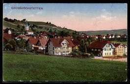 AK Grosshöchstetten, Ortsansicht mit Kirche und Wohnhäusern,
