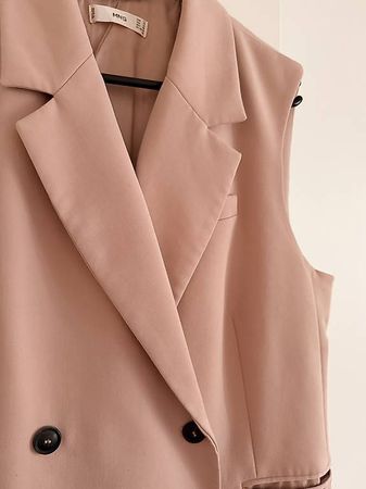Mango, Weste rosa, Gr. 42