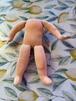 Puppen Körper Stoff, 27 cm, bewegliche Hände Puppenbody